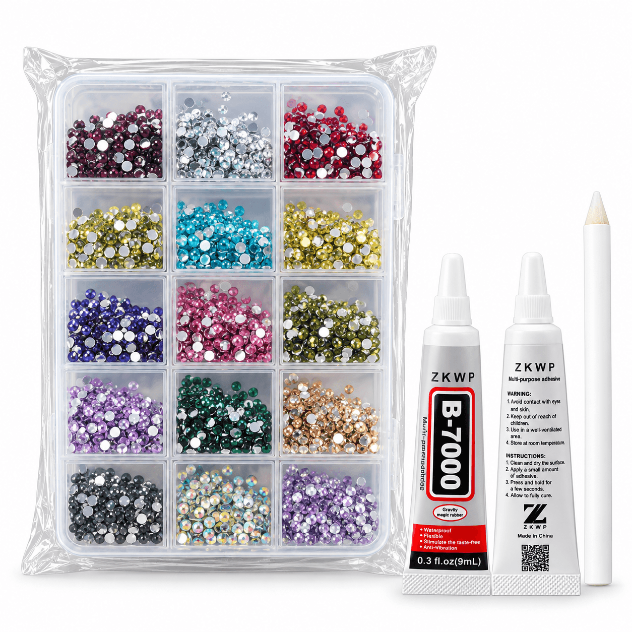 Bedazzle Beads Metallic 15 Colors Ap202625