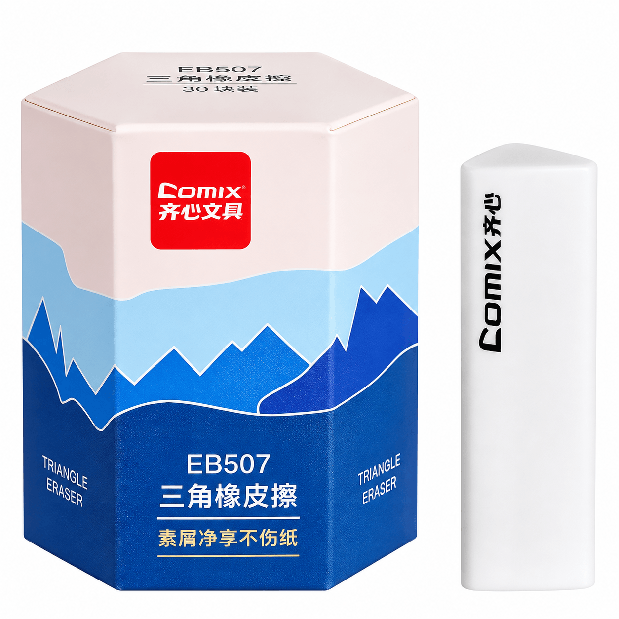 Eraser Comix Triangle 6/Pack Eb507