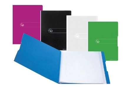 Display Book Herlitz Pp A4 20 Pockets Green Opaque 11226198