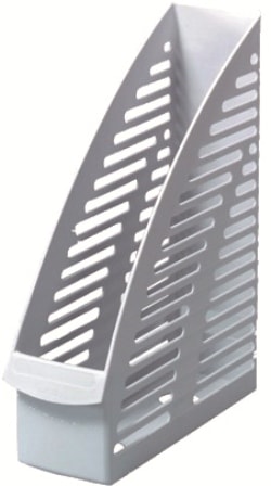 Magazine File Herlitz A4 Plastic Grey 1609585