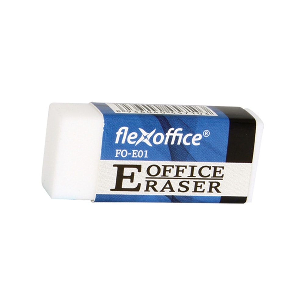 Eraser Flexoffice 42Mm White Fo-E01