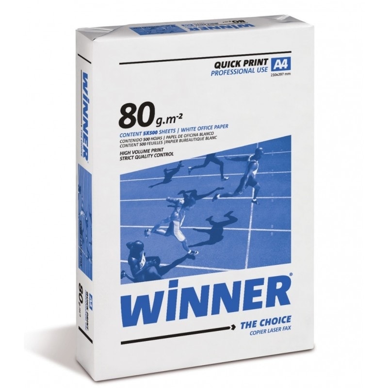 Photocopy Paper A4 Winner 80Gr White