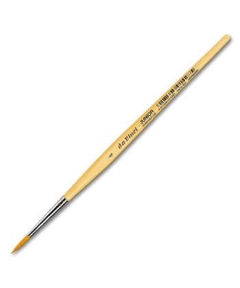 Davinci Junior Brush Round Golden Synthetic Fibres 303 . Size 4