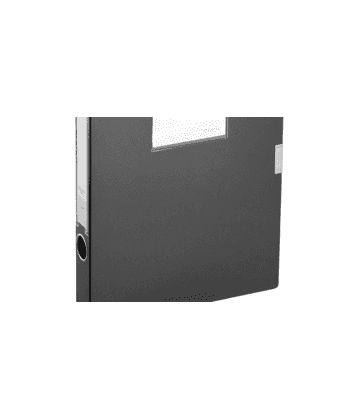 Storage Box Comix Pp A4 75Mm Black Hc-75