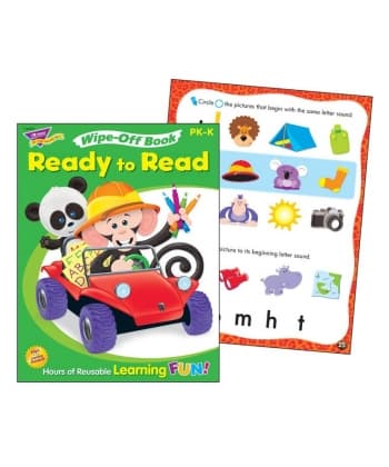 Wipe Off Book Trend Ready To Read--Level 1 Monkey Mischief,28 reusable pages, T94151