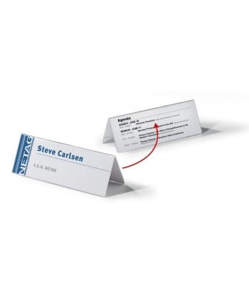 Sign Holder Durable Desktop 52/104X100Mm Acrylic 8032-19