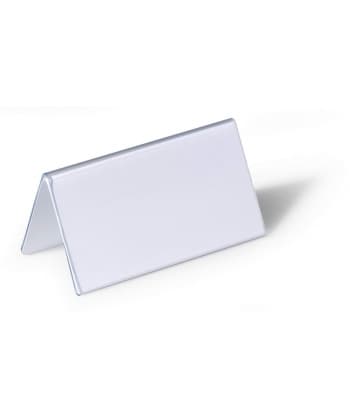 Sign Holder Durable Desktop 52/104X100Mm Transparent 8051-19