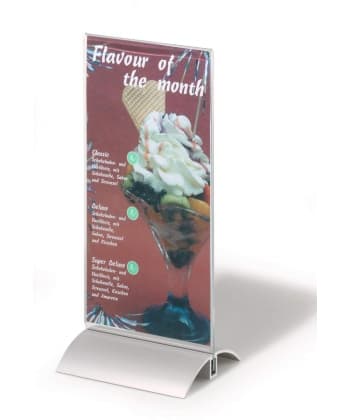 Sign Holder Durable Desktop 1/3 A4 Presenter 8587-19