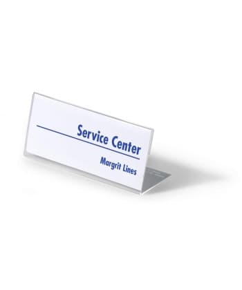 Sign Holder Durable Desktop 61/150Mm Acryli C 8054-19