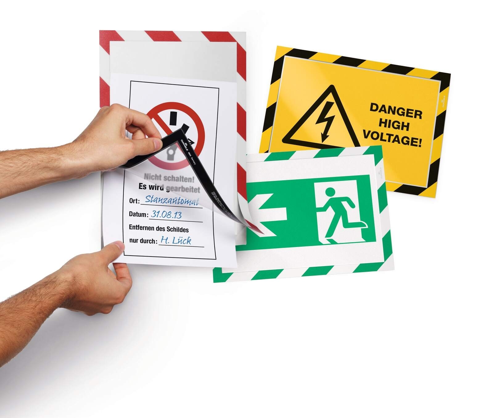 Sign Holder Durable Wall Duraframe Security A4 4944