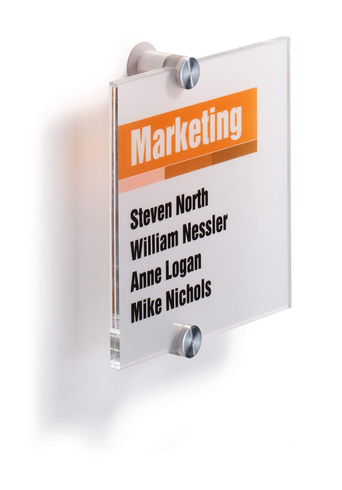 Sign Holder Durable Wall Crystal Sign 148X148Mm Acrylic 4822-19