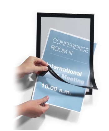 Sign Holder Durable Wall Duraframe Aa Magnetic 1Pc 4899