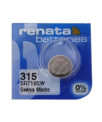 Battery Renata 315/319/341/346/751