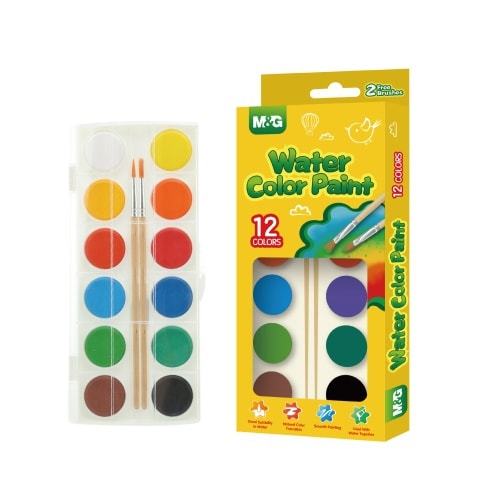 Watercolor Paint M&G 8Gr 12/Pack