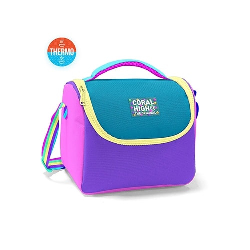 Lunch Bag Pastel Girls Coral High Thermo