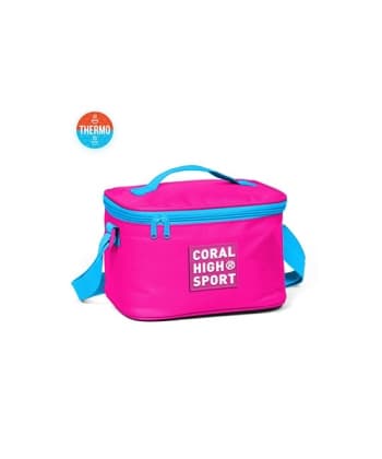 Lunch Bag Sport Coral High Thermo Fuschia/Blue