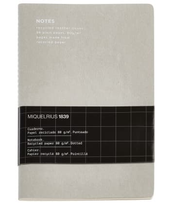 Notebook Mr Back To Basics A5 Dotted Grey 8212