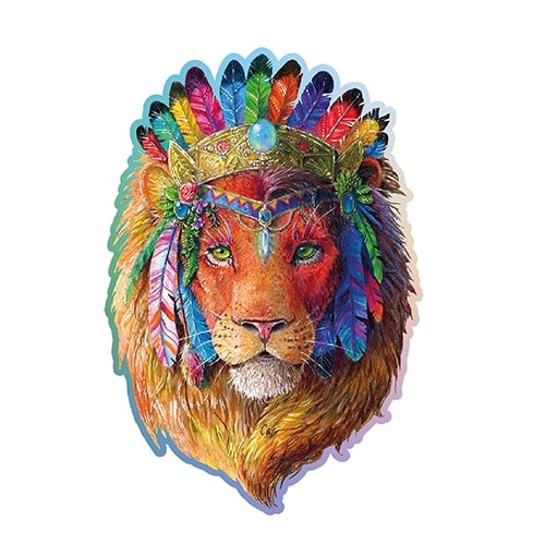 Wooden Puzzle: The Mystic Lion
