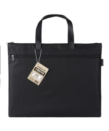 Briefcase B4 Business Fabric Comix Black A8158