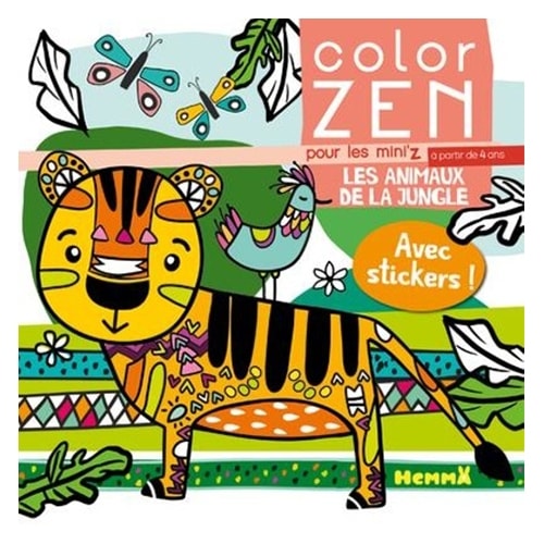 Les animaux de la jungle - Avec stickers !