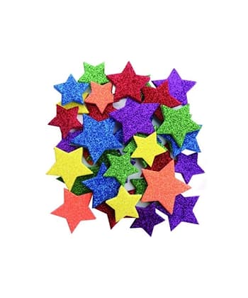 Stars Glitter Shapes Foam
