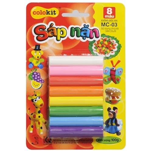 Modelling Clay Flexoffice Colokit 8/Pack Mc-C03