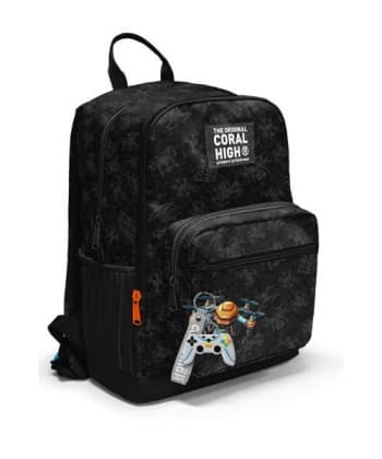 Backpack Coral High Kids Drone Large 2 Comp. Black 23691