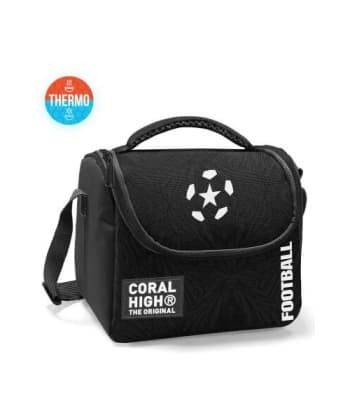 Lunch Bag Coral High Kids Football Club Thermo Black 22798