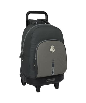 Backpack Real Madrid W/Removable Trolley Large Grey