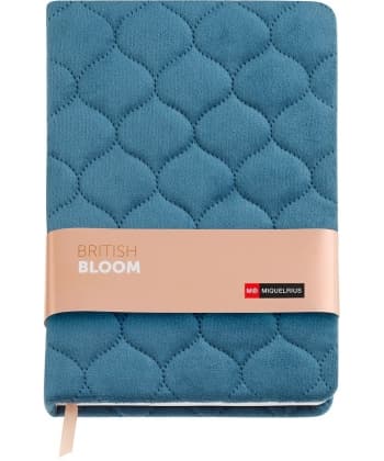 Notebook Mr British Bloom Velvet Blue
