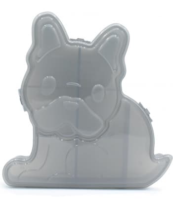 Melii Animal Snackle Box BULLDOG GREY