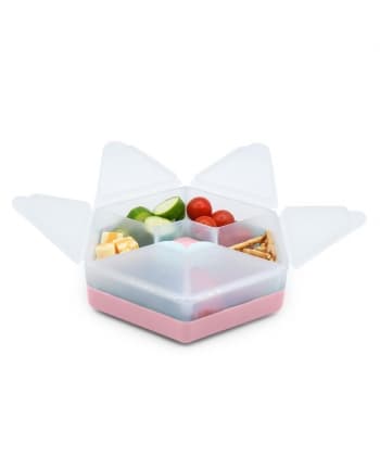 Melii Snackle Box Mini 6 Compartment PINK