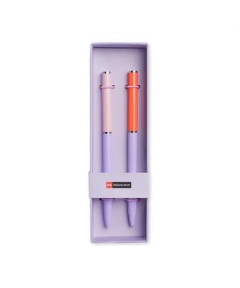 Pen Ballpoint Mr Thin Pink & Red