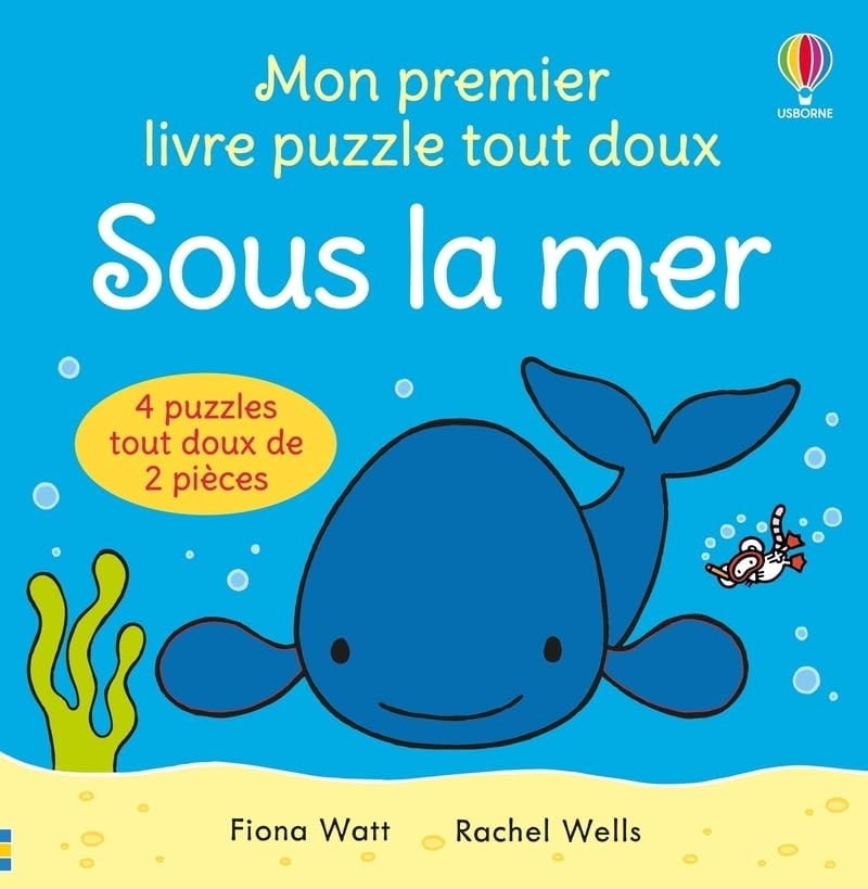 Sous la mer - Mon premier livre puzzle tout doux