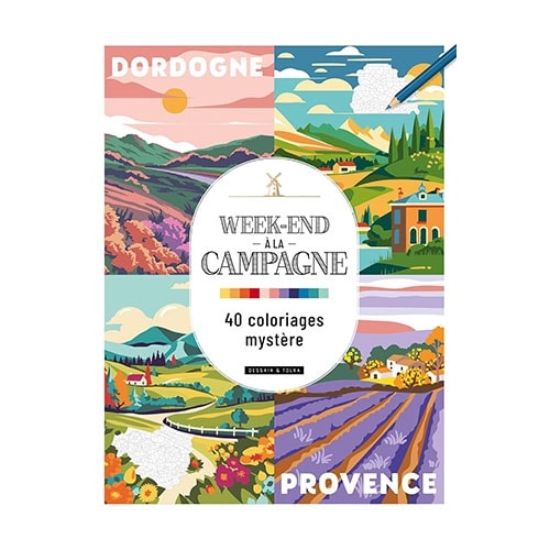 40 Coloriages Mystere - Week-End A La Campagne