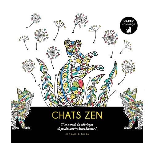 Happy Coloriage - Chats Zen