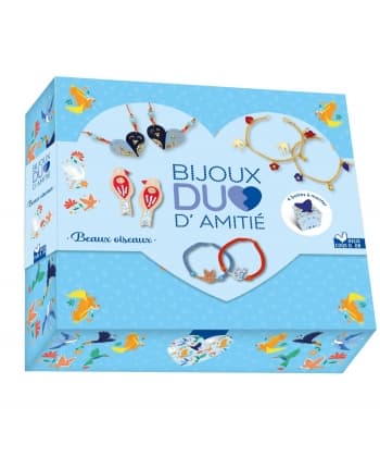 Bijoux Duo D Amitie Beaux Oiseaux - Coffret Avec Accessoires