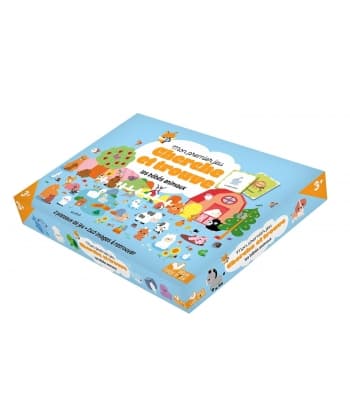 Coffret Mon Jeu Cherche Et Trouve Des Bebes Animaux Avec Plateau Et Cartes