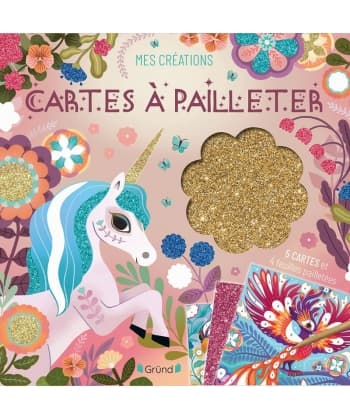 Mes Creations Pochette - Cartes A Pailleter Licornes Et Animaux Magiques