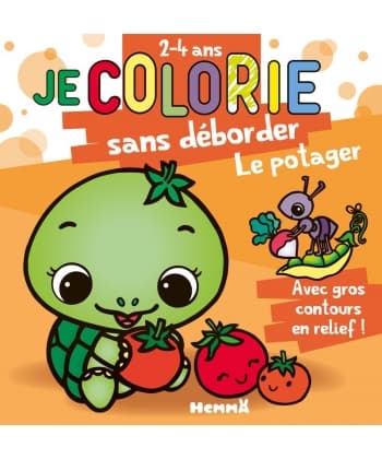 Je Colorie Sans Deborder 2/4Ans - Le Potager T70