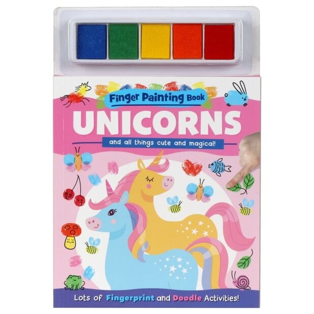 Finger Painting Book - Unicorn