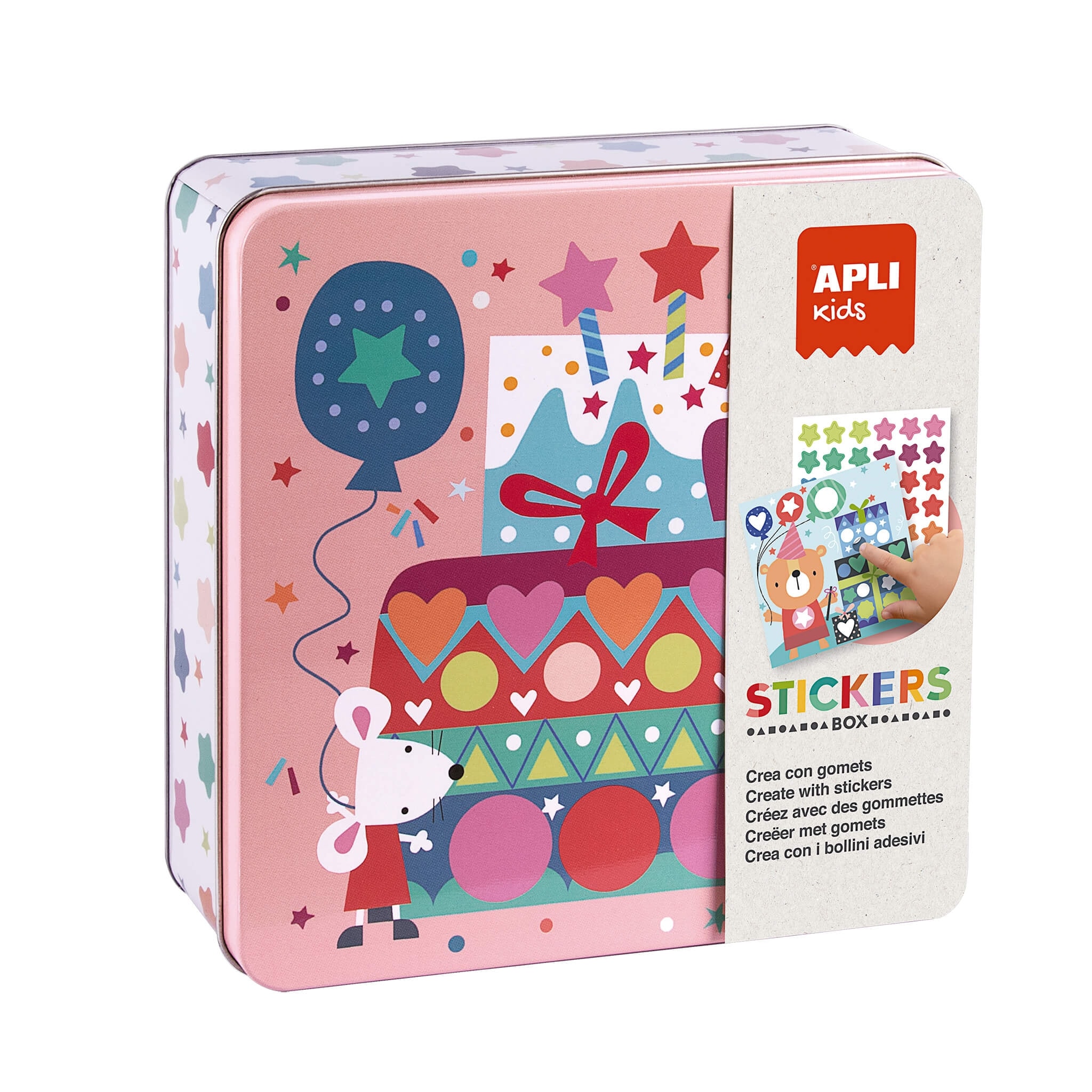 Sticker Game Game Party Metal Box - Apli