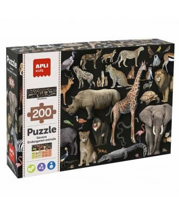 Puzzle Savanna Animals - Apli
