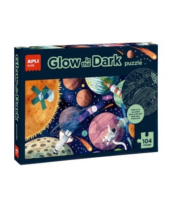 Solar System Puzzle Glow In The Dark - Apli