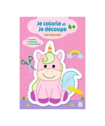 Je Colorie Et Je Decoupe - Les Licornes
