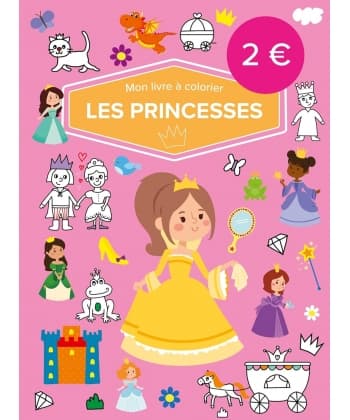 Mon Livre A Colorier - Les Princesses