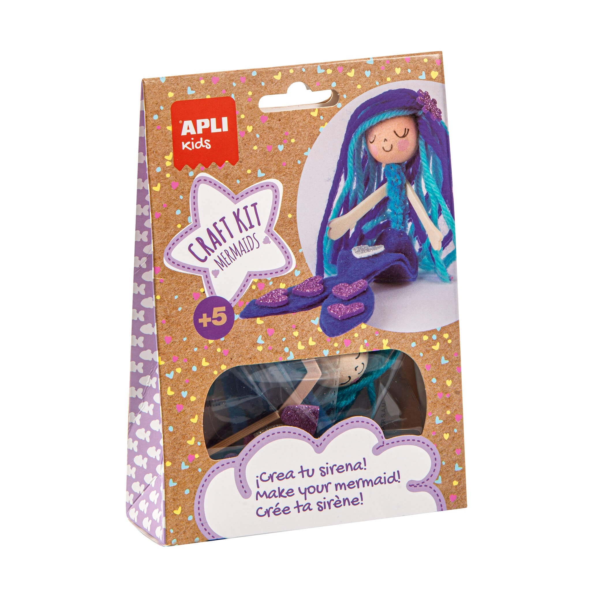 Craft Kit Blue Mermaid - Apli