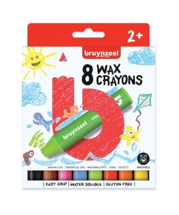 Wax Crayon Bruynzeel 8/Pack 60131008