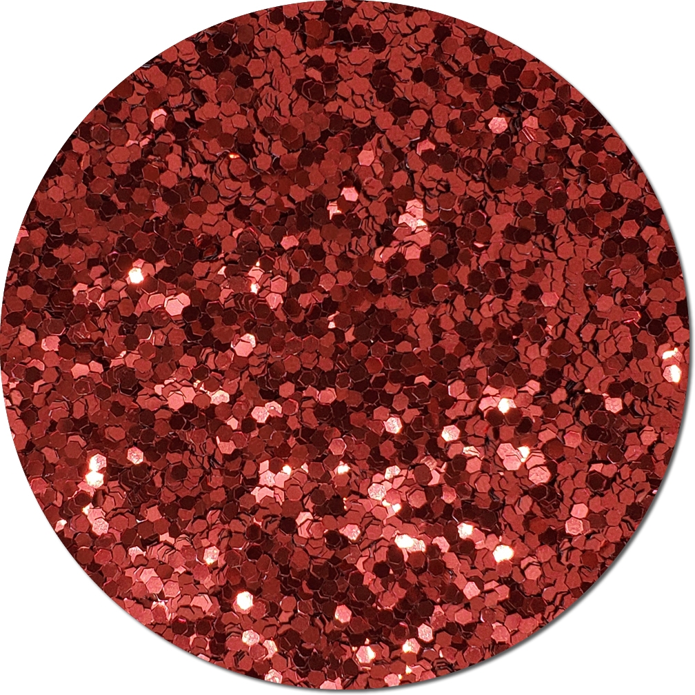 Glittery Red
